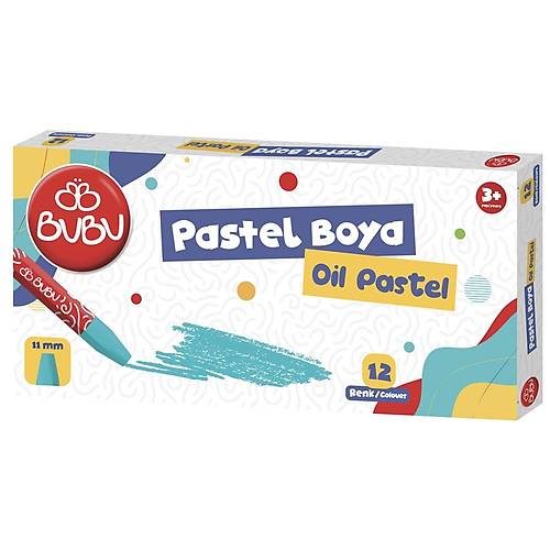 Bu-Bu Pastel Boya 12 Renk BUBU-PAS001