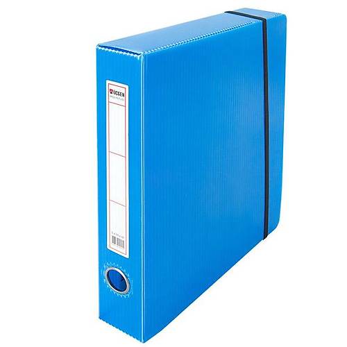 ��gen Proje Kutusu ( 50 adet) Plastik Lastikli Dar 24x32x5 Mavi