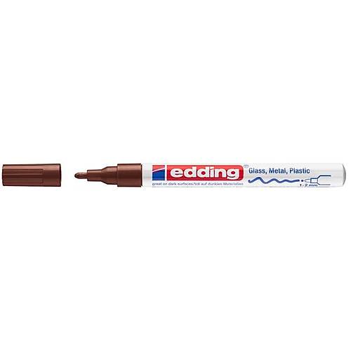 Edding Markr Boya Dekor Yuvarlak Ulu 1-2 MM Kahverengi (10 adet) 751CR