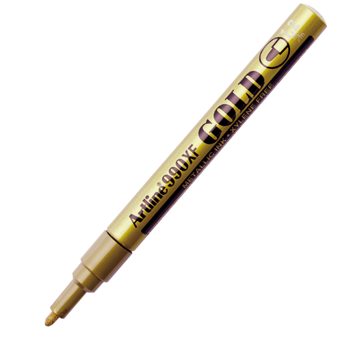Artline Markr  ( 12 adet ) Yaldzl Yuvarlak Ulu 1.2 MM Altn EK-990XF