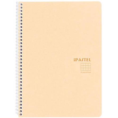 Keskin Color Plastik Kapak Spiralli Pastel Note Defter 17x24 80 YP �izgili  (6 l�)327751-99