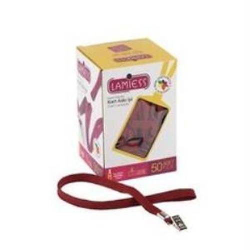 Colors Kart Ask� �pi Metal Klipsli 50 Li Kahverengi