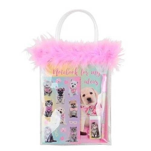 Dolphin Stud�o Pets K�rtasiye Seti-T�yl� Pvc �anta PT-7746