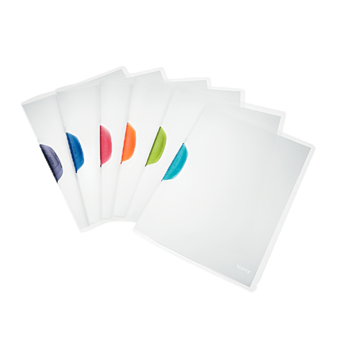 Leitz Sktrmal Dosya (6 adet) ColorClip Srttan Klips 30 SY Krmz 4174-00-25