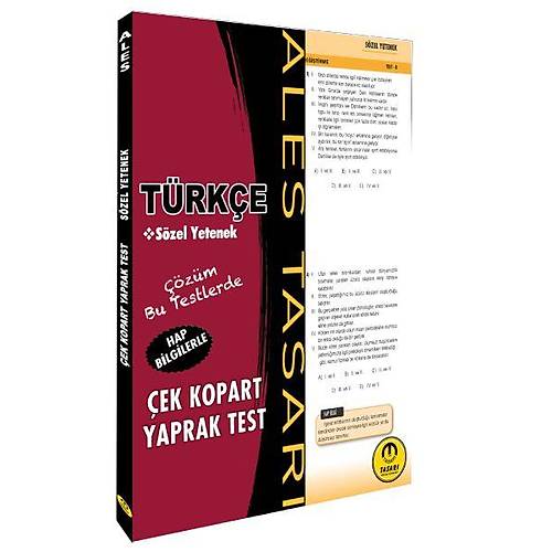 Tasar ALES Trke Szel Yetenek Yaprak Test ek Kopart