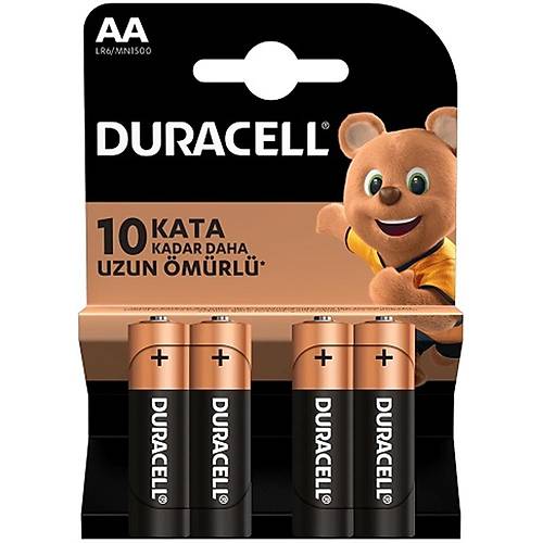 Duracell Alkalin Kalem Pil (AA) 4 L� Kartela