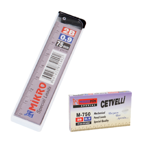 Mikro Min Cetvelli 2B 75 MM 0.9 MM M-750