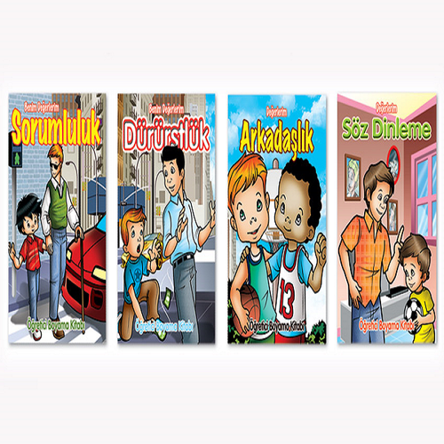 Keskin Color Boyama Kitab� Benim De�erlerim 20x28 241700-99