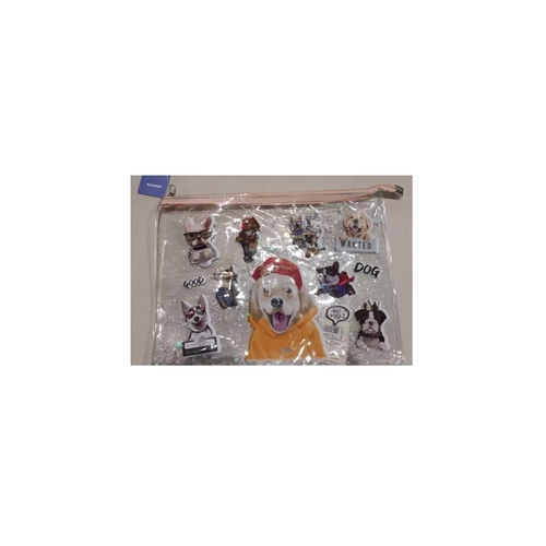 Vuki Fermuarl� �effaf Dosya Sulu A4 K�pek 1/S VK-0073-09