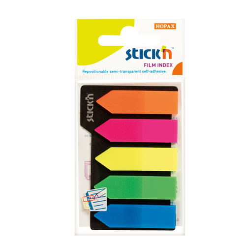 Hopax St�ckn �ndeks Yap��kanl� 25 YP 45x12 Ok �ekilli 5 L�(1 kutu 24 adet)