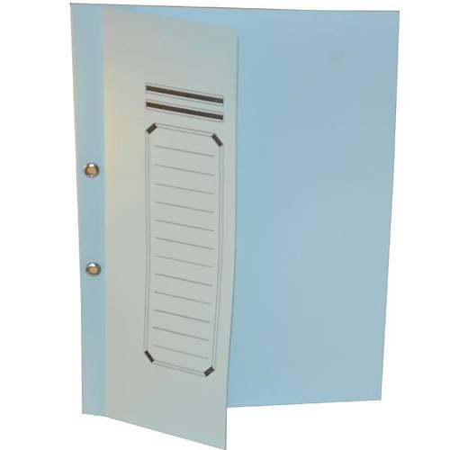 Bafix Yar�m Kapak Dosya Karton Mavi (1 Paket 50 Adet)