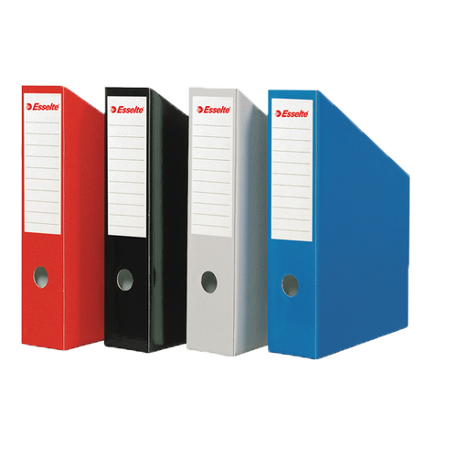 Esselte Kutu Klas�r (6 adet ) (Magazinlik) Karton 7.2x31.5x25 K�rm�z� 5276-25