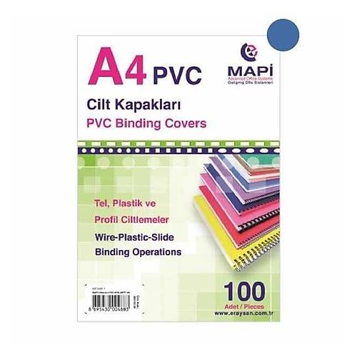 Mapi Cilt Kapa�� Plastik Opak A3 160 MIC K�rm�z� 204 03 04-100-PKT