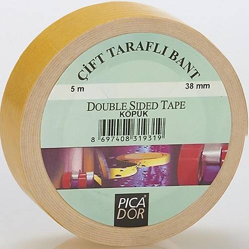 Picador �ift Tarafl� Pe K�p�k Hotmelt Ask�s�z 5x38 MM 4301
