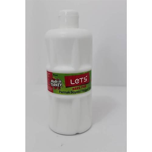 Lets Parmak Boyas� 500 ML Beyaz L-5001