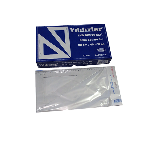 Y�ld�zlar ��renci G�nye Seti 45-60 Derece Ekonomik 30 CM 136-10 lu