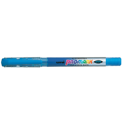 Uni-Ball Fosforlu Kalem ( 12 adet ) Promark Eye Cep Tipi Ak Mavi USP-105