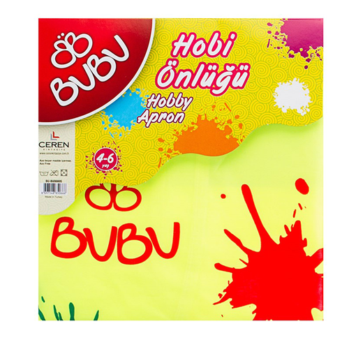 Bu-Bu Boyama �nl��� 4-6 Ya� Su Ge�irmez(kar���k renk) BUBU00005