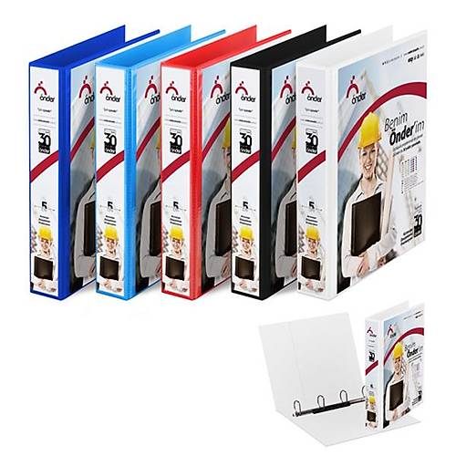 �nder Sunum Klas�r� 4 Halkal� 50 MM A4 Beyaz 2015-5