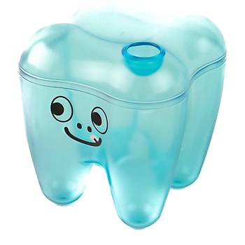 Tooth Saving Box - Diþ Þeklinde Mavi Kutu