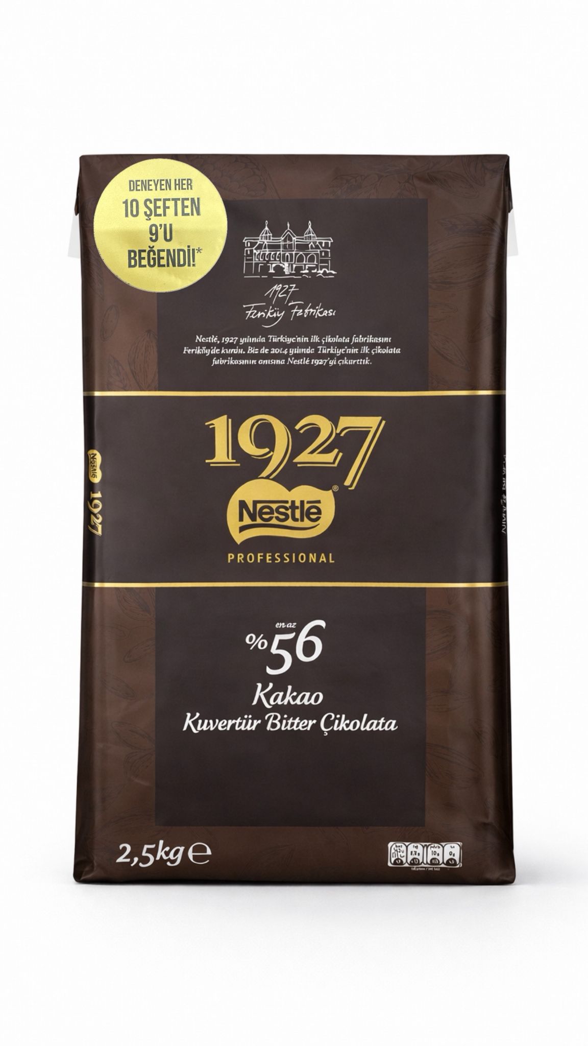 Nestle Bitter Kuvertür Çikolata 2,5kg