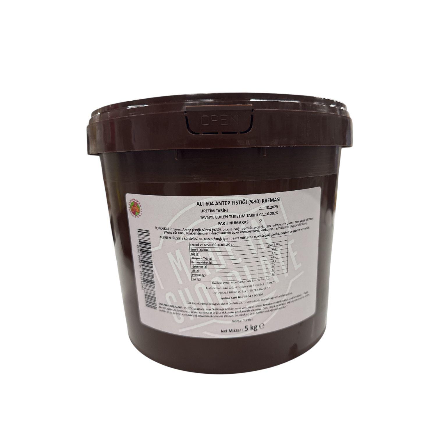 Altınmarka Antep Fıstığı Kreması 5kg %30
