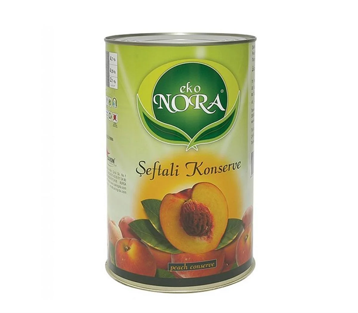 Ekonora Şeftali Konserve 4.35KG