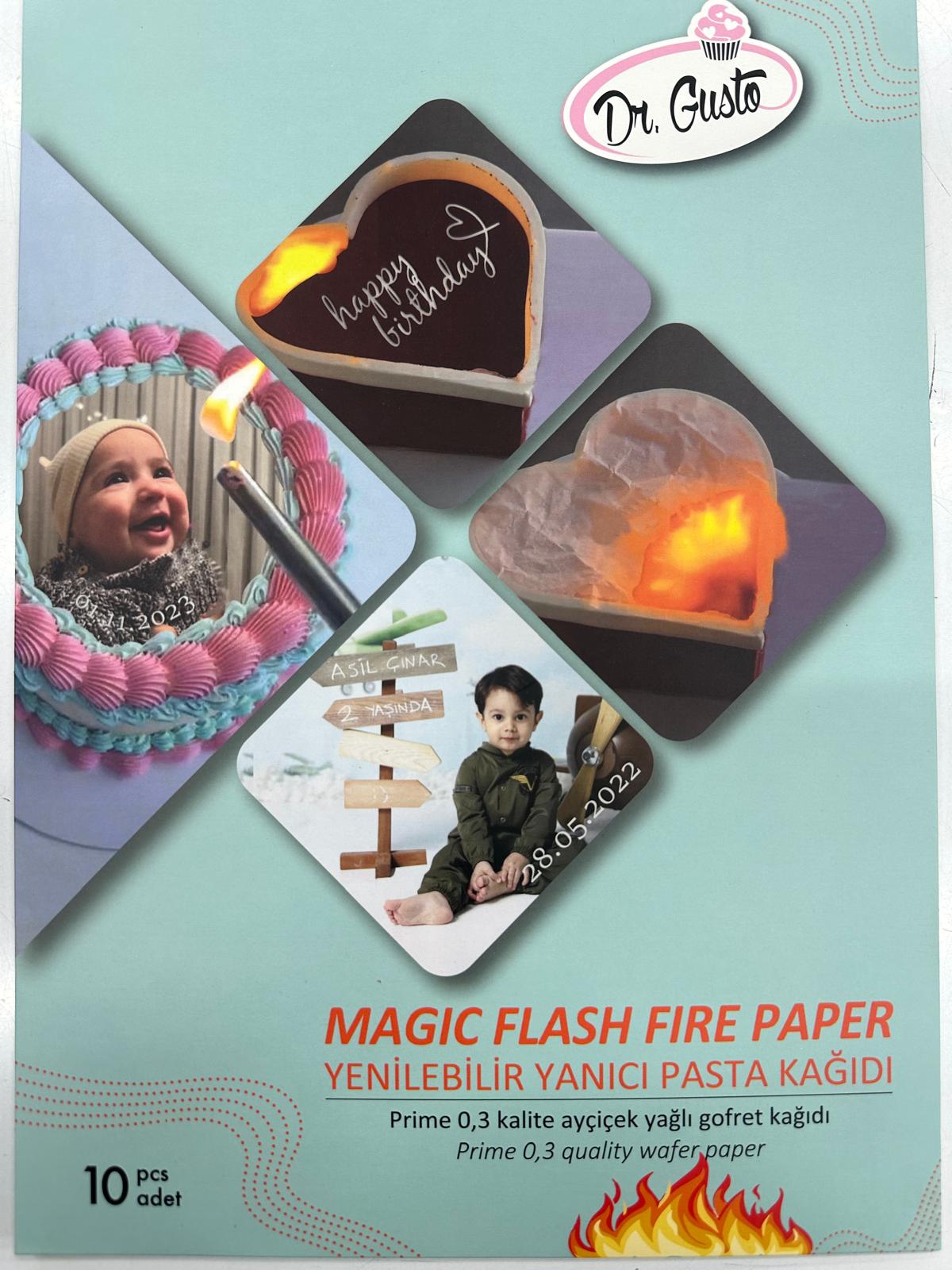 Magic Flash Fire Paper 10ad