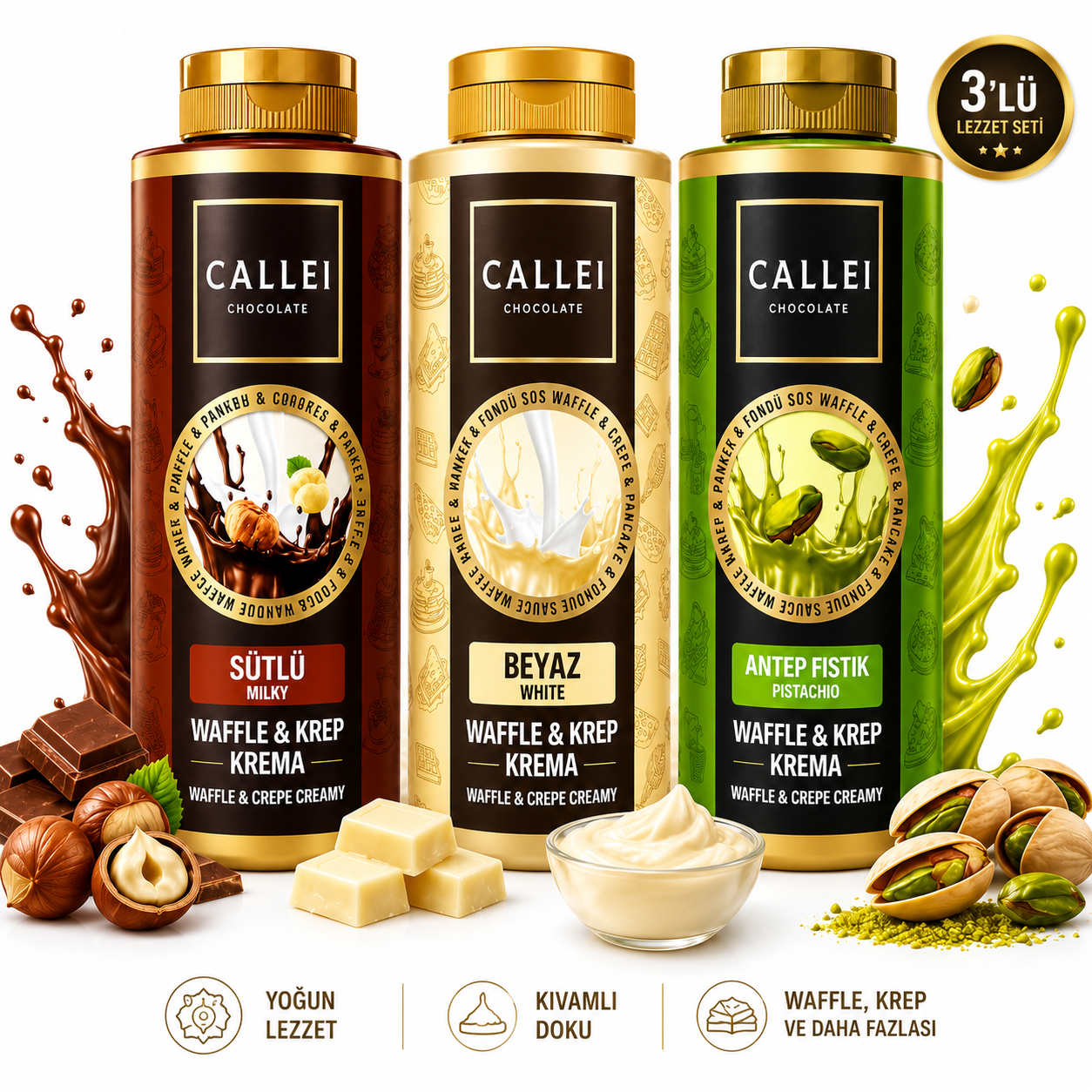 Callei Waffle Sos Set 300 gr