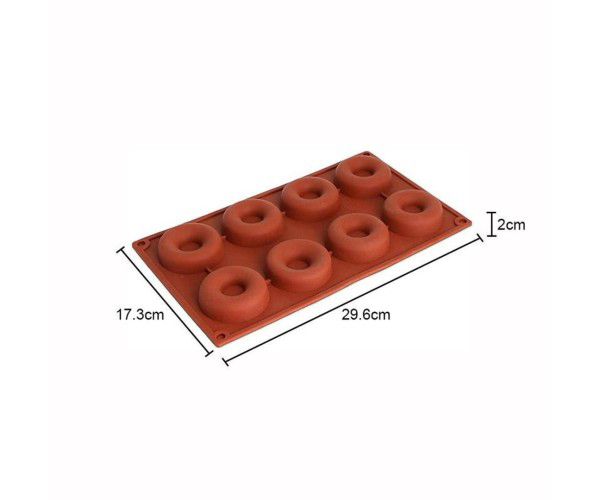 Silikon Donut Kalıbı 6lı