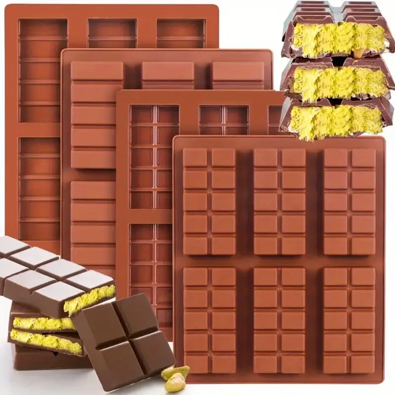 Silikon Dubai Çikolatası Kalıbı 6lı