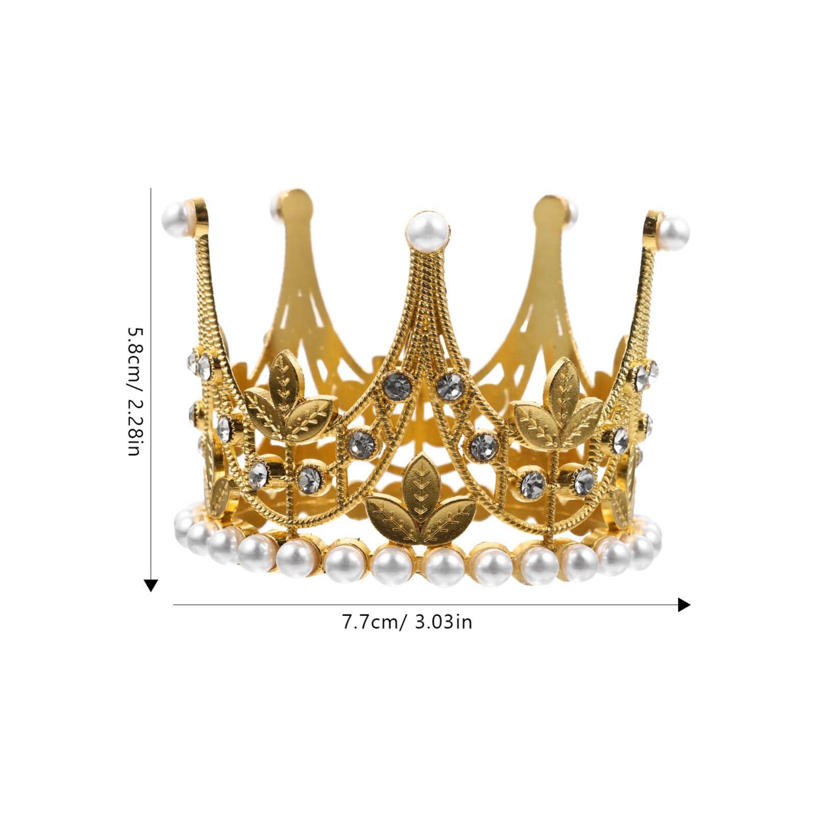 Metal Pasta Tacı Gold 7cm