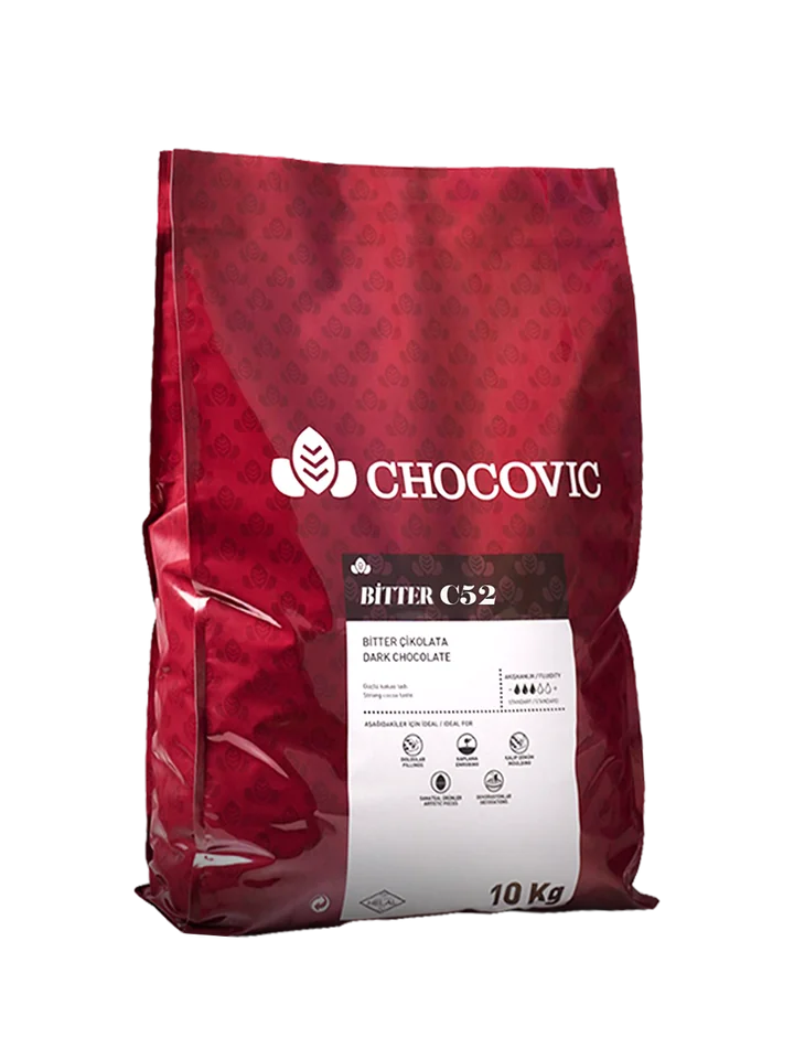 Chocovic Bitter Pul Çikolata (10Kg)