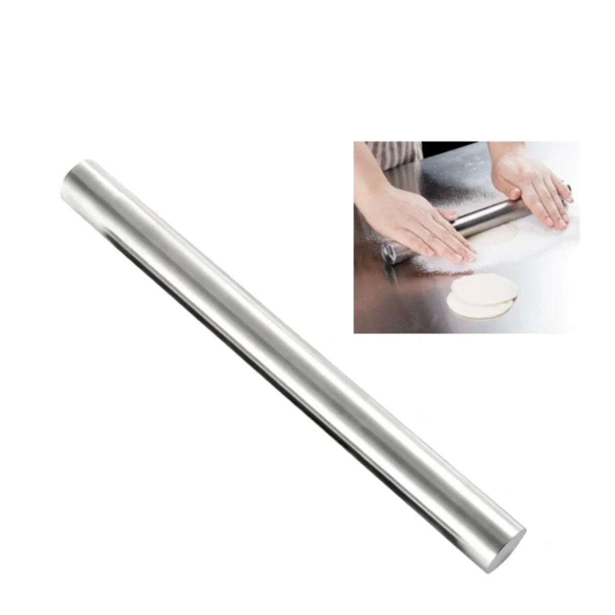 Çelik Oklava 33cm