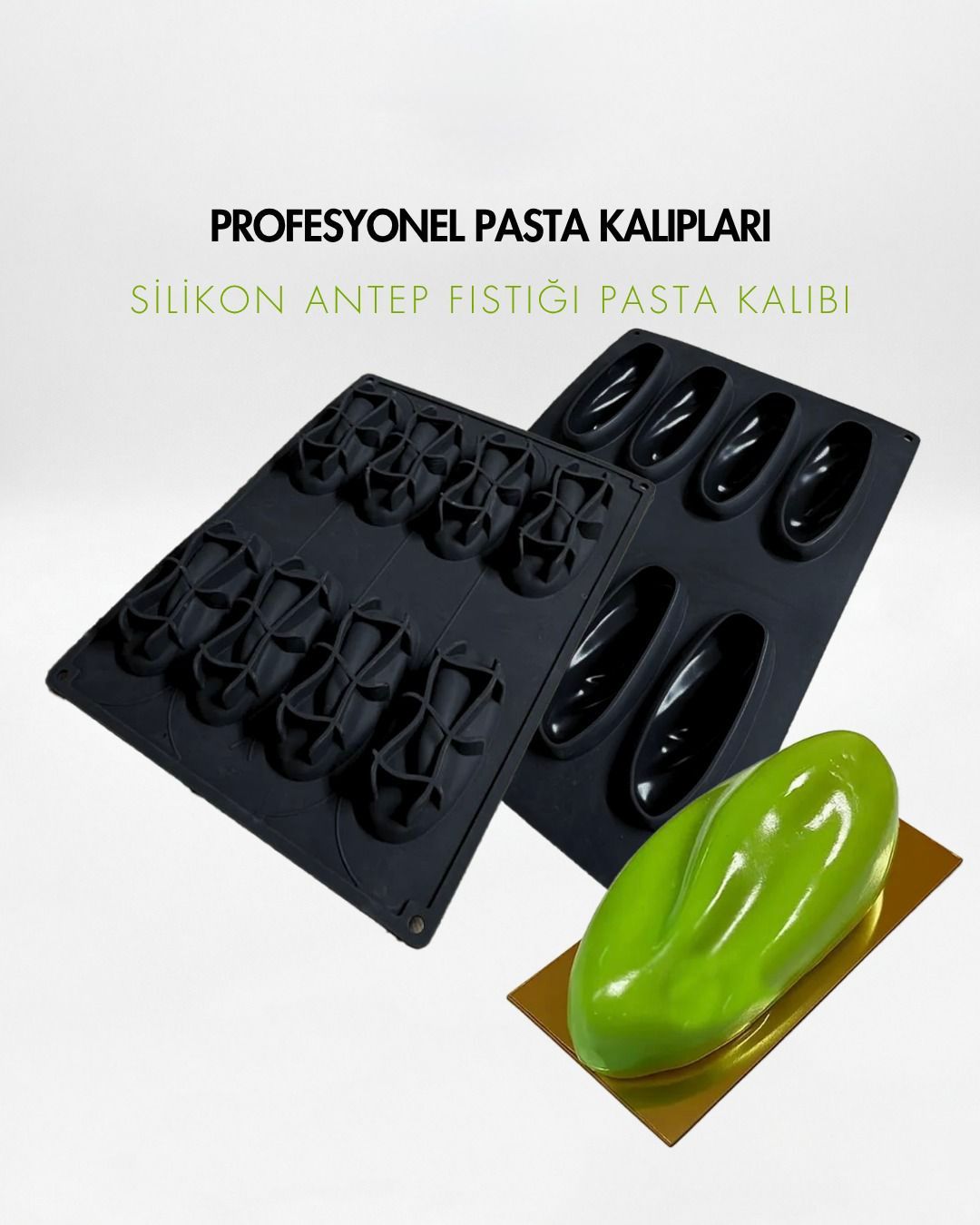 Silikon Antep Fıstığı Mono Pasta Kalıbı