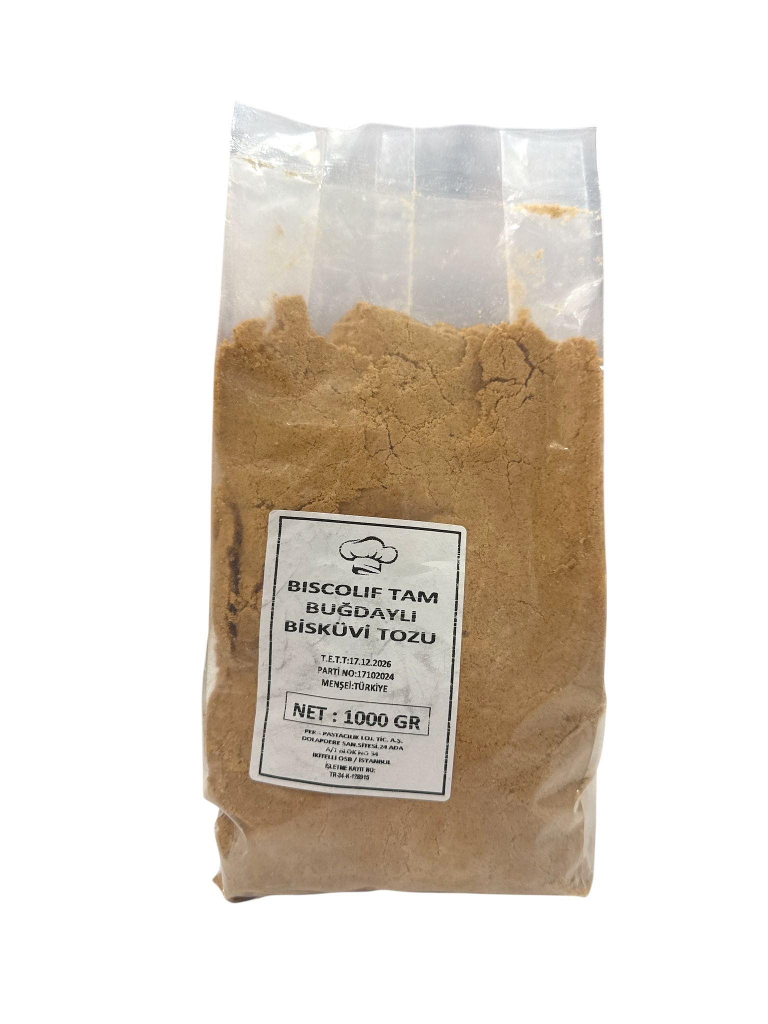 Pera Tam Buğdaylı Bisküvi Tozu 1kg