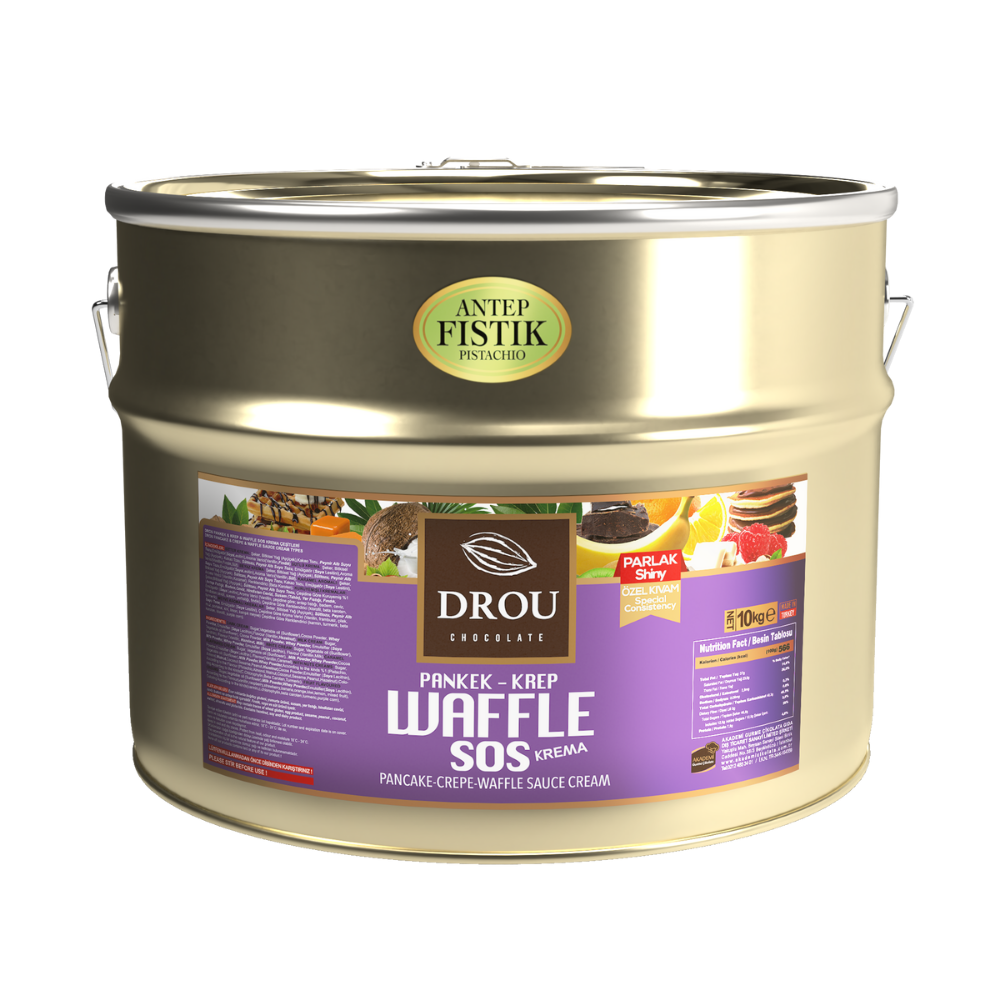 Drou Eko Antep Fıstıklı Waffle & krep & Pankek Sos 10kg