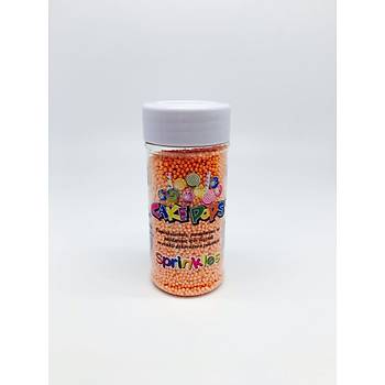 Turuncu 2 mm Boncuk Sprinkles 45gr