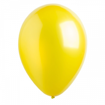 Sarý Metalik Balon 10ad