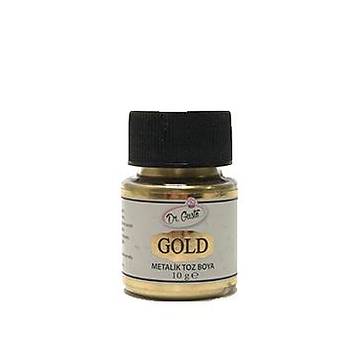 Dr Gusto Metalik Toz Dekor Boya Gold (10 gr)