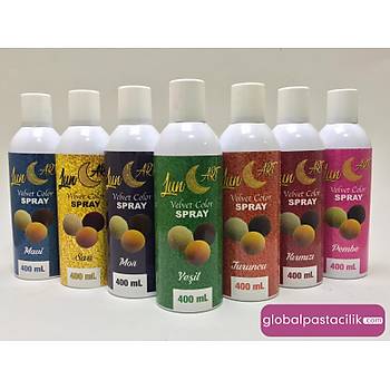 Ak Yeil Kadife Sprey Boya 400ml