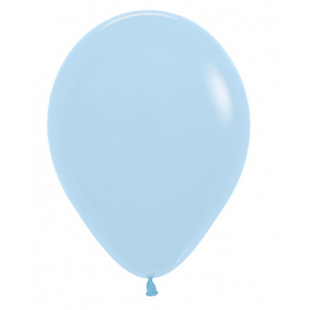 Açýk Mavi Pastel Balon 10ad