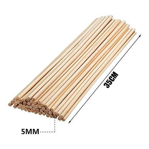 Kaln Bambu ubuk 5mm x 35cm 20 Adet