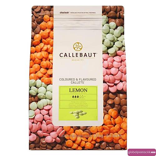 Callebaut Limon Aromalı Çikolata 2.5kg