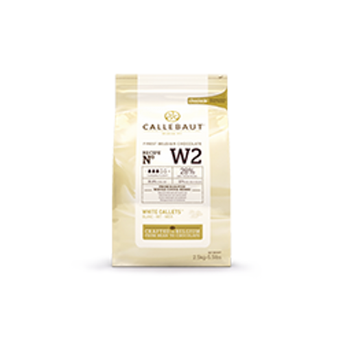 Callebaut-W2 Beyaz Çikolata %28 (2,5Kg)