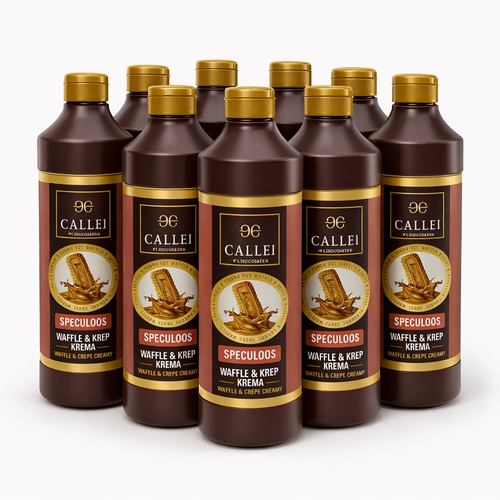 Callei Waffle Sos Karamelize Bisk�vi Aromal� 8 Adet x 1Kg
