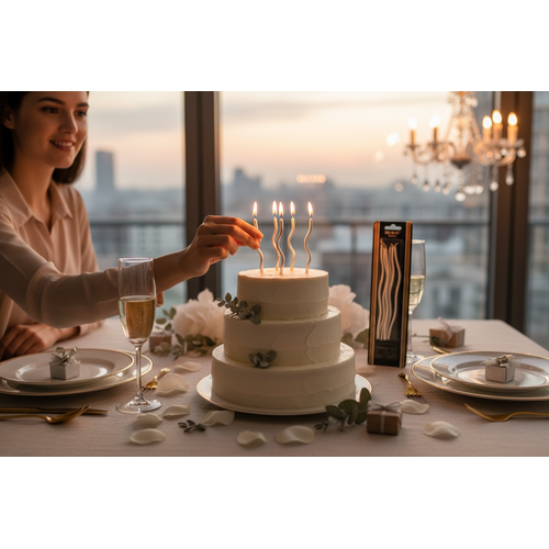 K�vr�k Sedef Mum 15cm 6 Adet