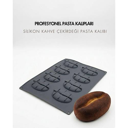 Silikon Kahve �ekirde�i Mono Pasta Kal�b�