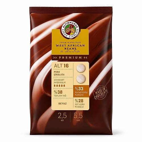 Alt�nmarka ALT16 Beyaz Mini Para �ikolata 2,5 Kg