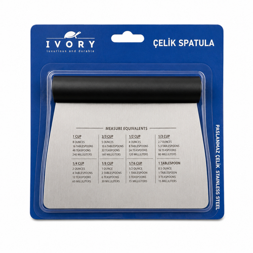 Paslanmaz �elik Hamur Spatulas� 15cm